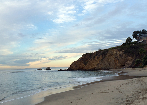 The northern peninsula of the Crescent Bay.