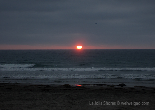 Sunset at the shores.
