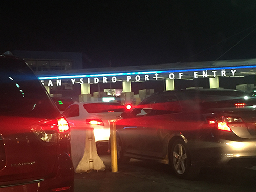 Finally I got to the check point.